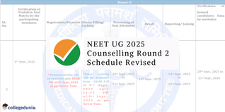 MCC NEET UG 2025 Round 2 Counselling: Report to Colleges September 18- 25.